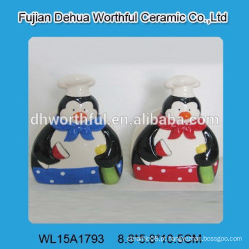 Ceramic adorável pinguim cerâmica higiênico guardanapo